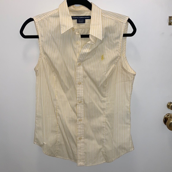 Ralph Lauren Sleeveless Button Down - Picture 1 of 4
